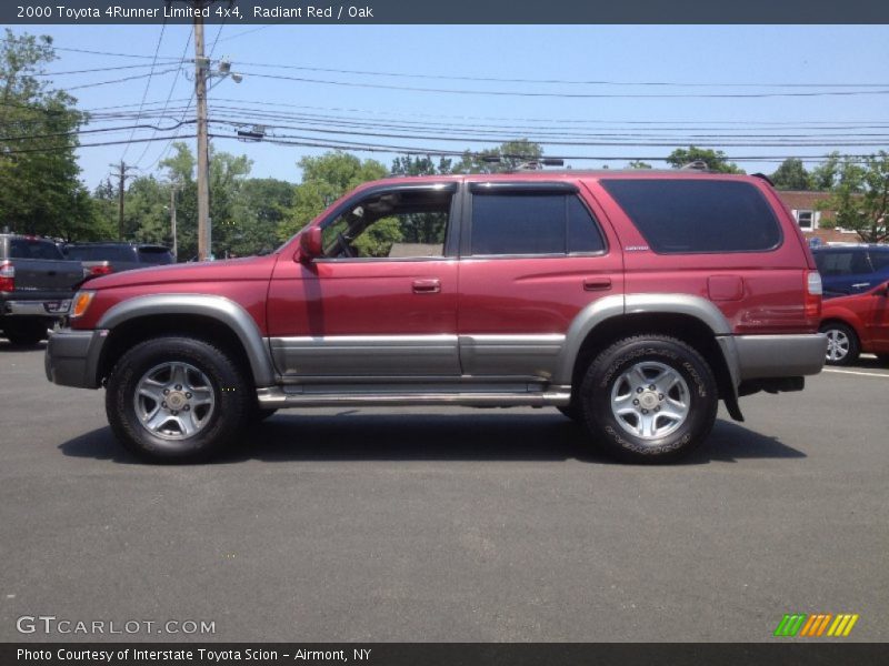 Radiant Red / Oak 2000 Toyota 4Runner Limited 4x4