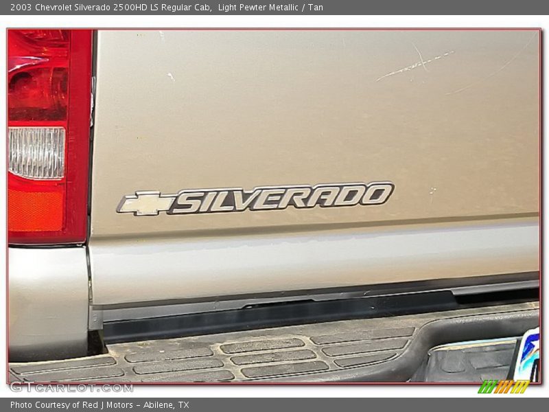 Light Pewter Metallic / Tan 2003 Chevrolet Silverado 2500HD LS Regular Cab
