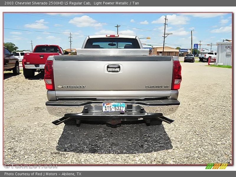 Light Pewter Metallic / Tan 2003 Chevrolet Silverado 2500HD LS Regular Cab