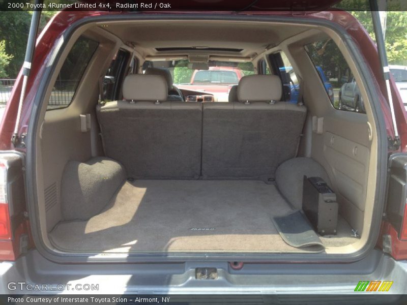 Radiant Red / Oak 2000 Toyota 4Runner Limited 4x4