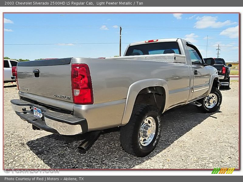 Light Pewter Metallic / Tan 2003 Chevrolet Silverado 2500HD LS Regular Cab