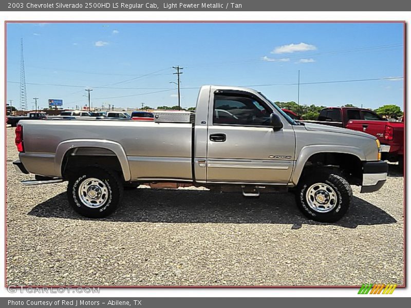 Light Pewter Metallic / Tan 2003 Chevrolet Silverado 2500HD LS Regular Cab