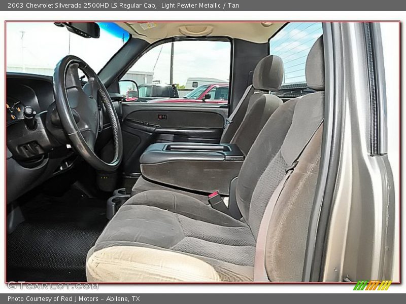 Light Pewter Metallic / Tan 2003 Chevrolet Silverado 2500HD LS Regular Cab