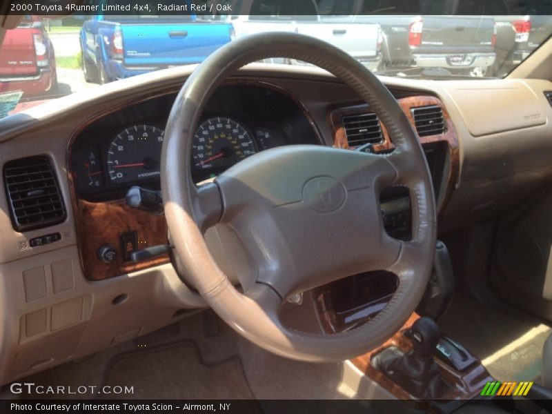 Radiant Red / Oak 2000 Toyota 4Runner Limited 4x4