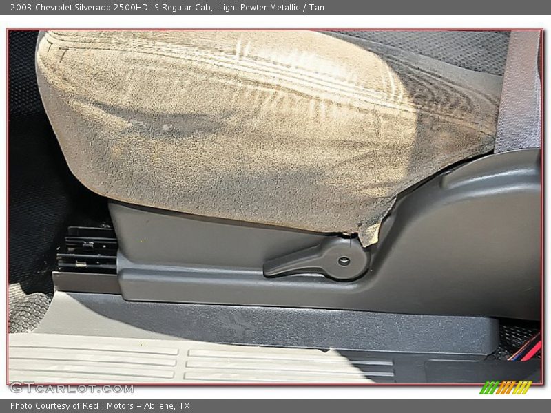 Light Pewter Metallic / Tan 2003 Chevrolet Silverado 2500HD LS Regular Cab