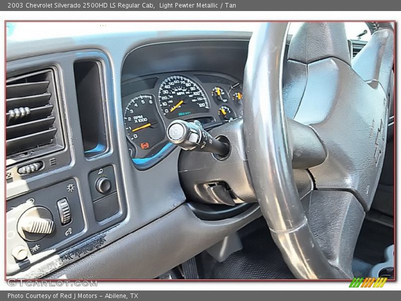 Light Pewter Metallic / Tan 2003 Chevrolet Silverado 2500HD LS Regular Cab