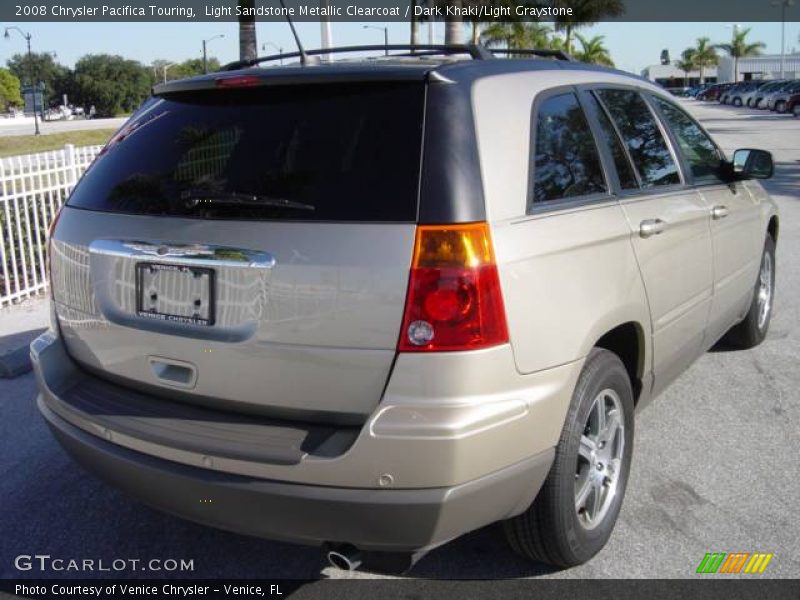 Light Sandstone Metallic Clearcoat / Dark Khaki/Light Graystone 2008 Chrysler Pacifica Touring