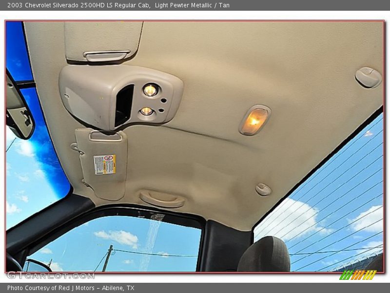 Light Pewter Metallic / Tan 2003 Chevrolet Silverado 2500HD LS Regular Cab