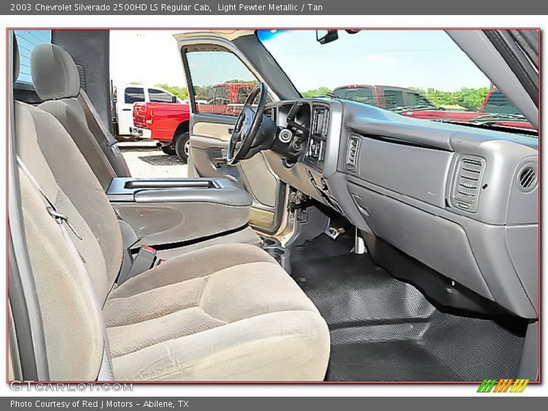 Light Pewter Metallic / Tan 2003 Chevrolet Silverado 2500HD LS Regular Cab