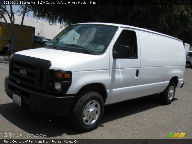 Oxford White / Medium Flint 2010 Ford E Series Van E150 Cargo