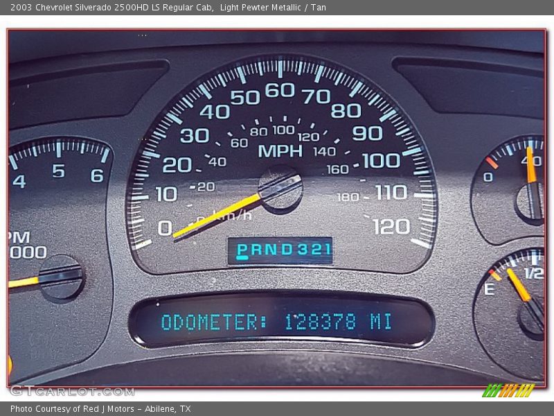 Light Pewter Metallic / Tan 2003 Chevrolet Silverado 2500HD LS Regular Cab