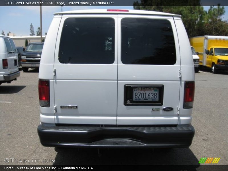 Oxford White / Medium Flint 2010 Ford E Series Van E150 Cargo