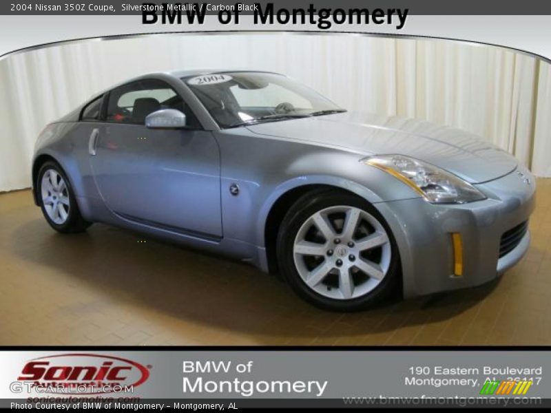 Silverstone Metallic / Carbon Black 2004 Nissan 350Z Coupe