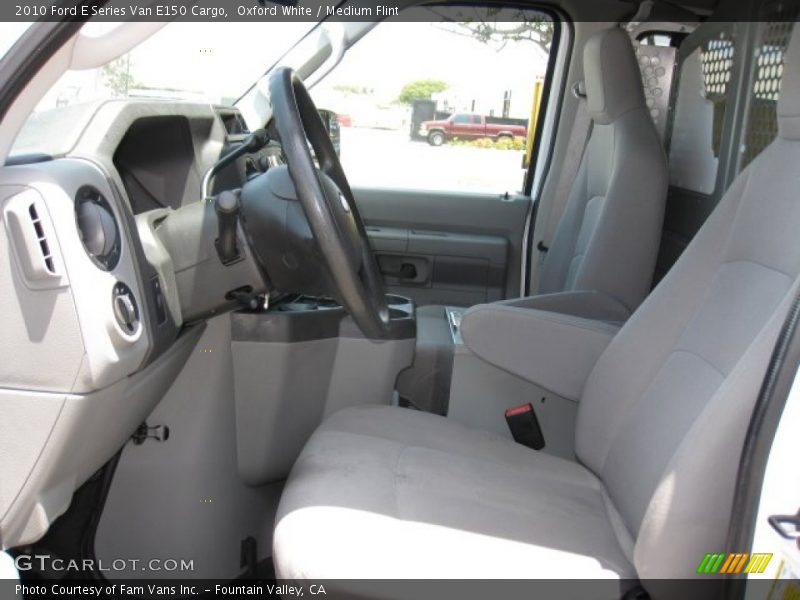 Oxford White / Medium Flint 2010 Ford E Series Van E150 Cargo