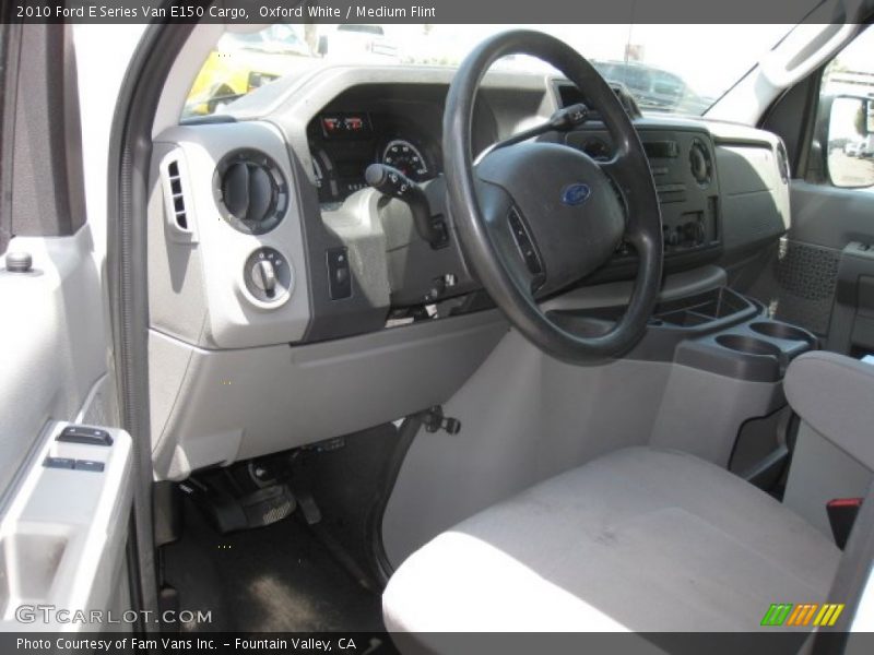Oxford White / Medium Flint 2010 Ford E Series Van E150 Cargo