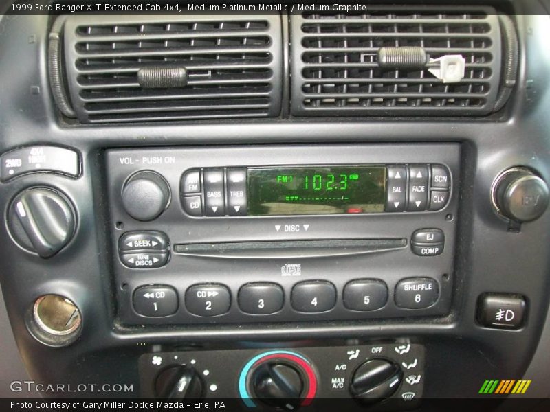 Medium Platinum Metallic / Medium Graphite 1999 Ford Ranger XLT Extended Cab 4x4