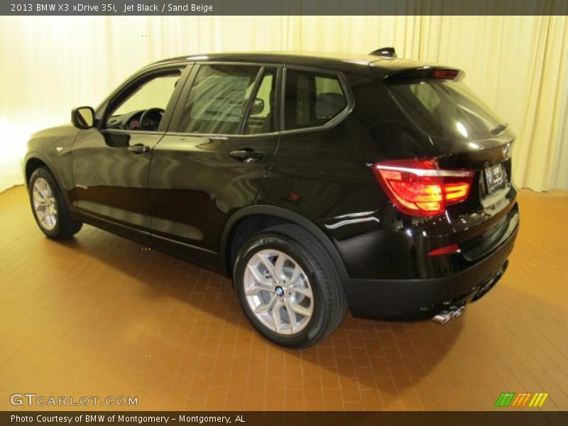Jet Black / Sand Beige 2013 BMW X3 xDrive 35i