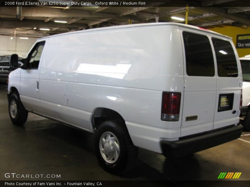 Oxford White / Medium Flint 2008 Ford E Series Van E250 Super Duty Cargo