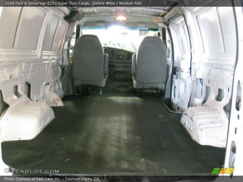 Oxford White / Medium Flint 2008 Ford E Series Van E250 Super Duty Cargo