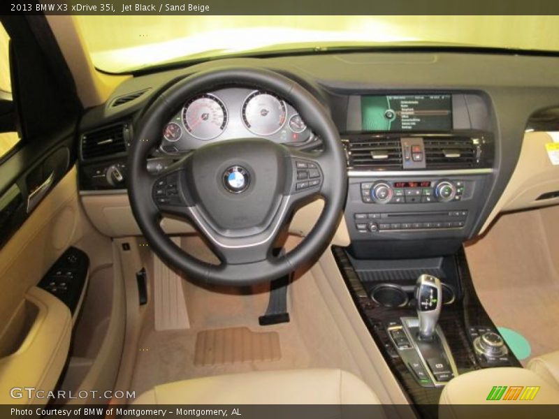 Jet Black / Sand Beige 2013 BMW X3 xDrive 35i