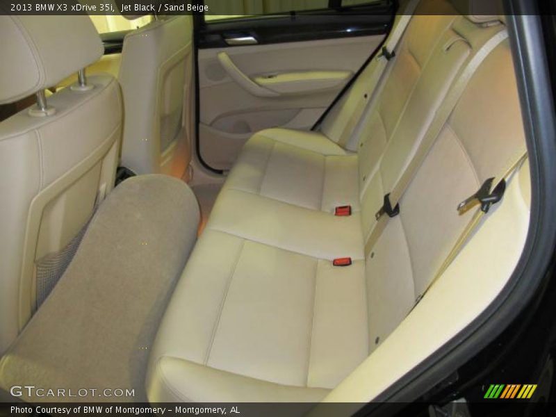 Jet Black / Sand Beige 2013 BMW X3 xDrive 35i