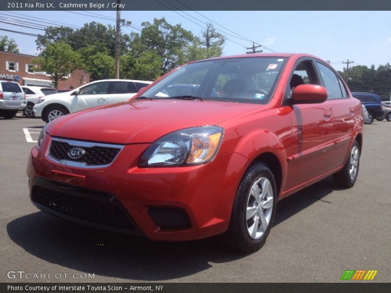 Cashmere Beige / Gray 2011 Kia Rio LX
