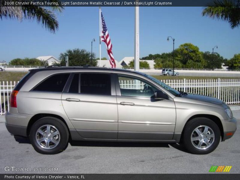 Light Sandstone Metallic Clearcoat / Dark Khaki/Light Graystone 2008 Chrysler Pacifica Touring