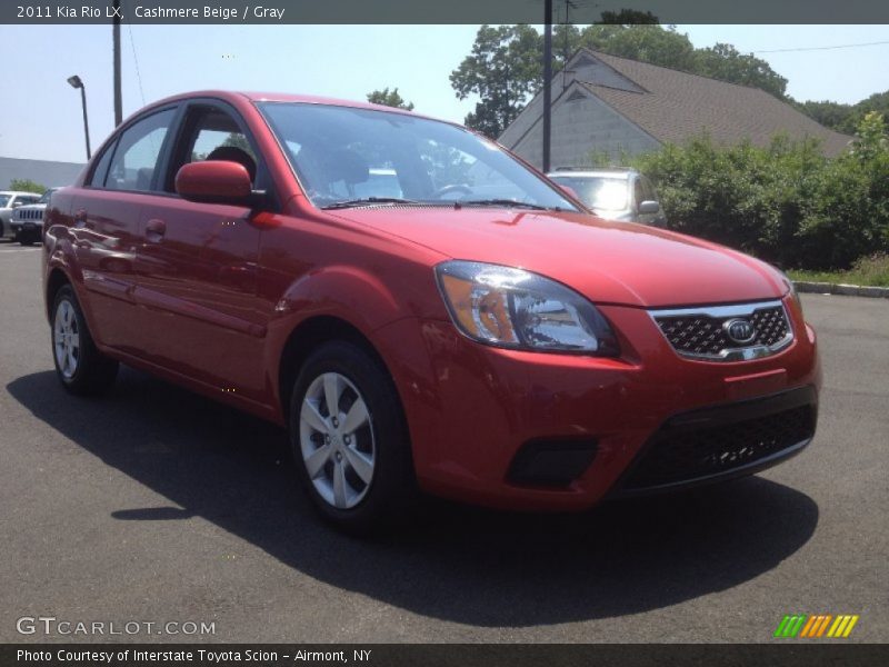 Cashmere Beige / Gray 2011 Kia Rio LX