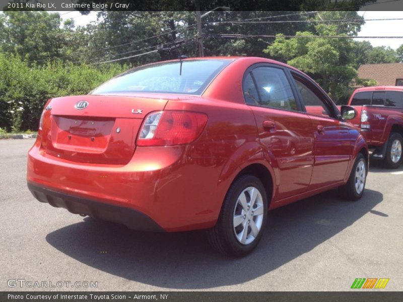 Cashmere Beige / Gray 2011 Kia Rio LX