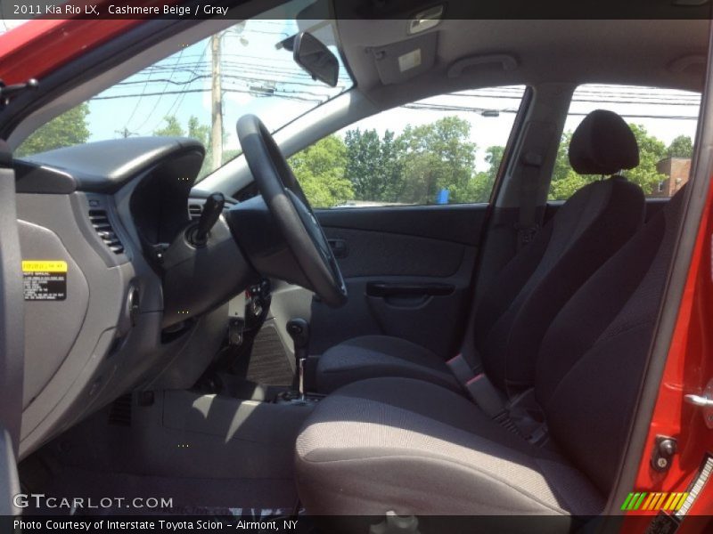 Cashmere Beige / Gray 2011 Kia Rio LX