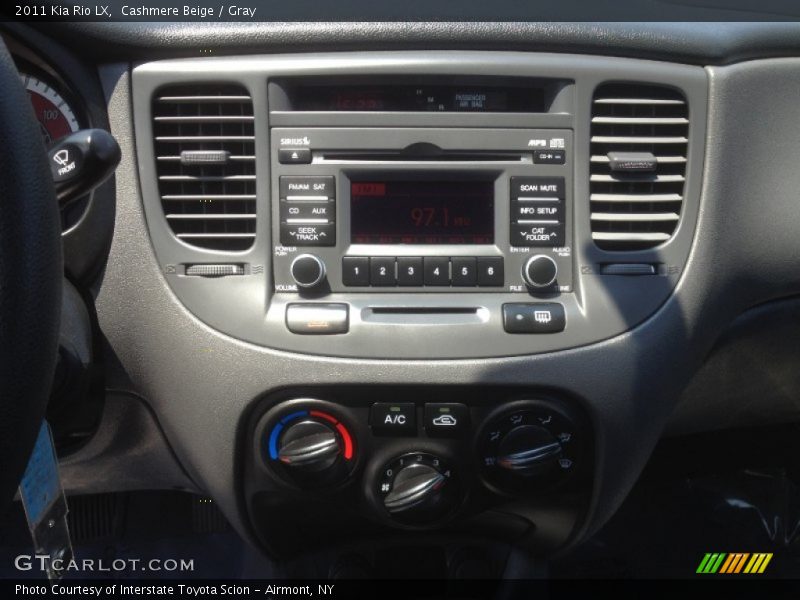 Cashmere Beige / Gray 2011 Kia Rio LX