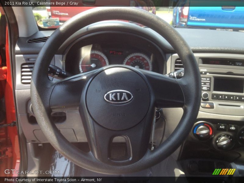 Cashmere Beige / Gray 2011 Kia Rio LX