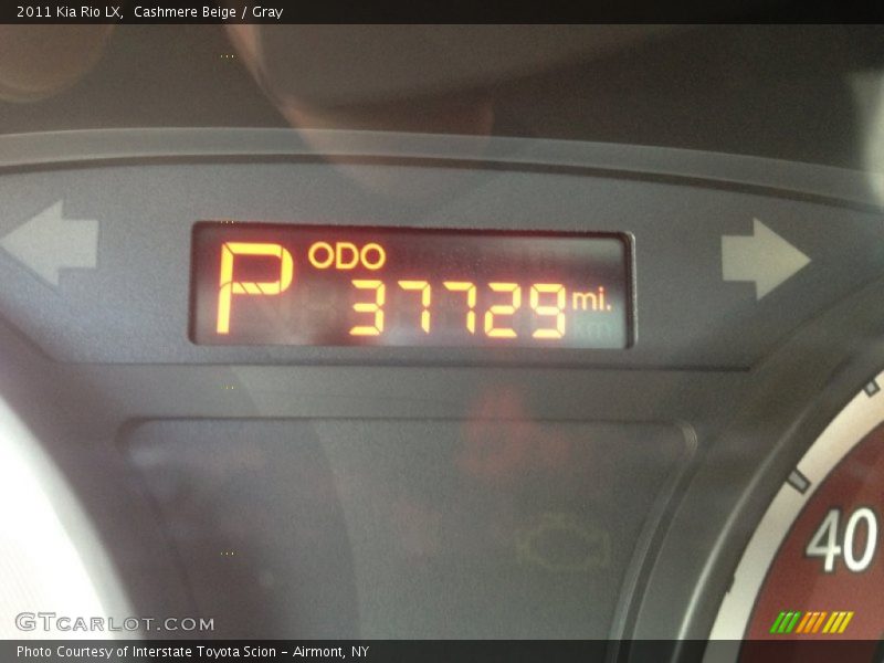 Cashmere Beige / Gray 2011 Kia Rio LX