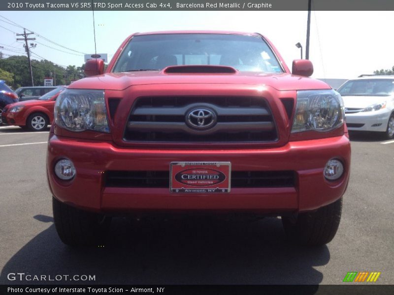 Barcelona Red Metallic / Graphite 2010 Toyota Tacoma V6 SR5 TRD Sport Access Cab 4x4