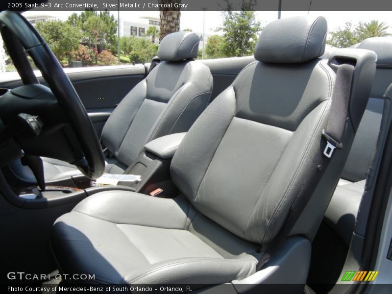  2005 9-3 Arc Convertible Charcoal Gray Interior