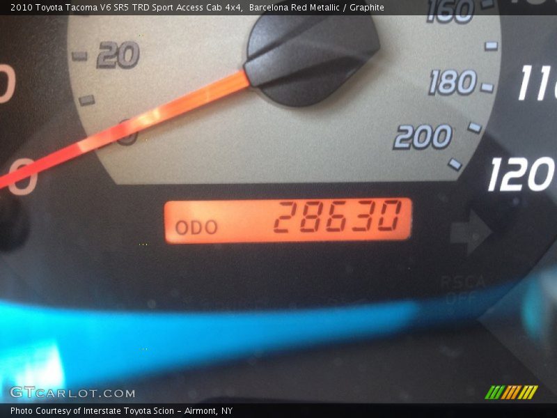 Barcelona Red Metallic / Graphite 2010 Toyota Tacoma V6 SR5 TRD Sport Access Cab 4x4