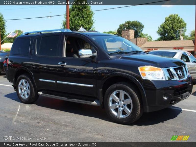 Galaxy Black Metallic / Charcoal 2010 Nissan Armada Platinum 4WD