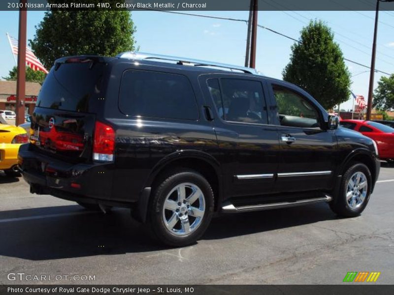 Galaxy Black Metallic / Charcoal 2010 Nissan Armada Platinum 4WD