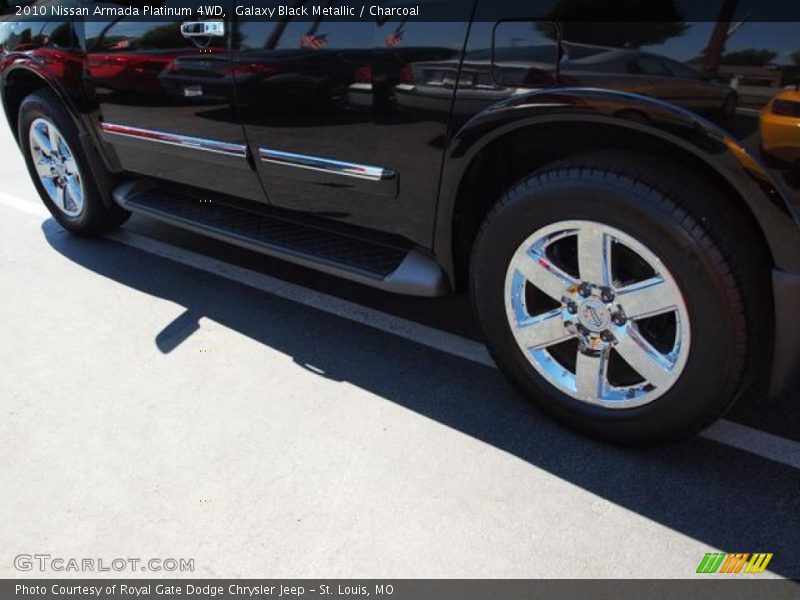 Galaxy Black Metallic / Charcoal 2010 Nissan Armada Platinum 4WD