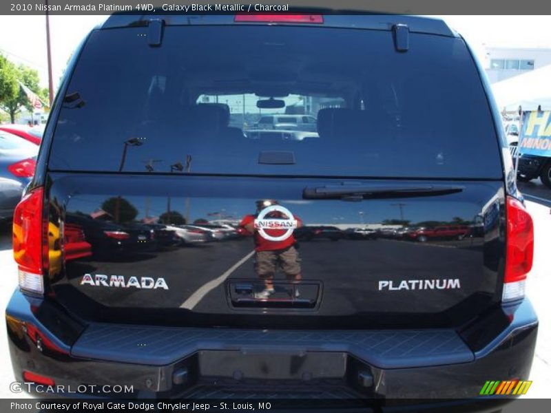 Galaxy Black Metallic / Charcoal 2010 Nissan Armada Platinum 4WD