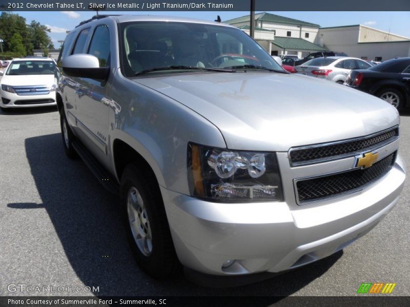 Silver Ice Metallic / Light Titanium/Dark Titanium 2012 Chevrolet Tahoe LT