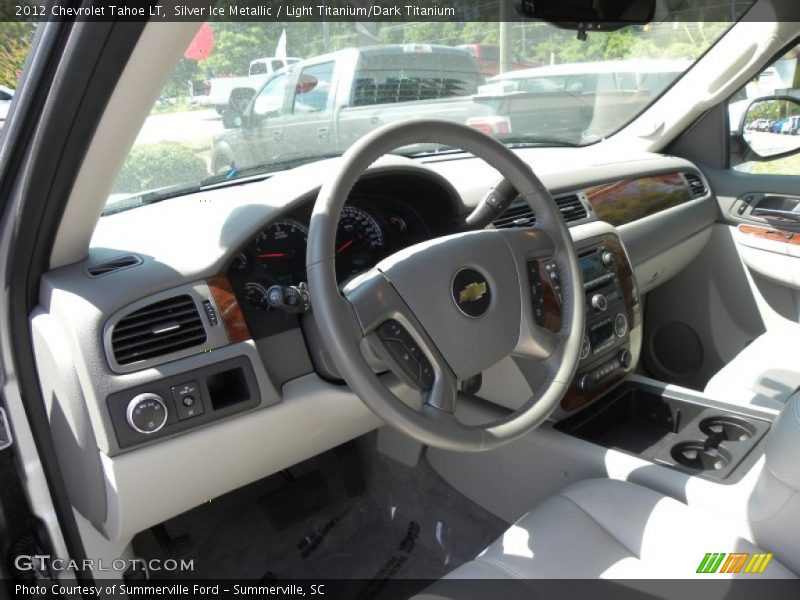 Silver Ice Metallic / Light Titanium/Dark Titanium 2012 Chevrolet Tahoe LT