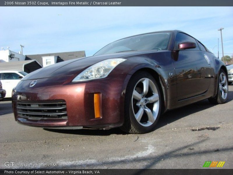 Interlagos Fire Metallic / Charcoal Leather 2006 Nissan 350Z Coupe