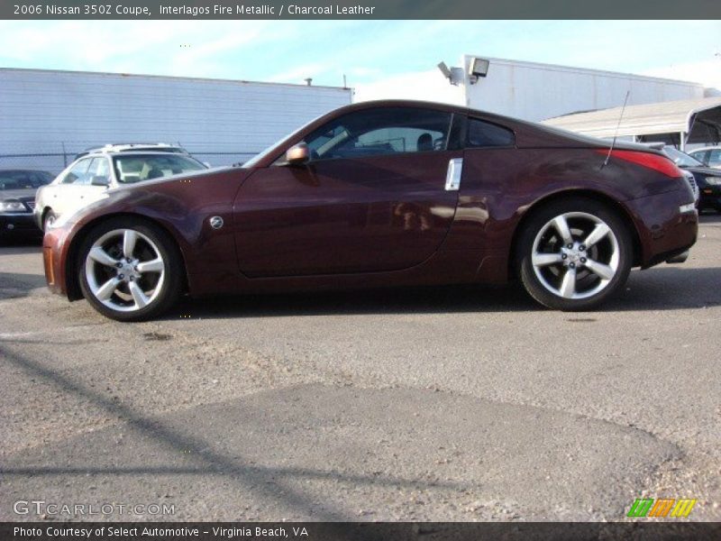 Interlagos Fire Metallic / Charcoal Leather 2006 Nissan 350Z Coupe