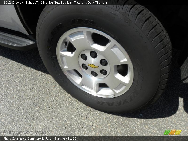 Silver Ice Metallic / Light Titanium/Dark Titanium 2012 Chevrolet Tahoe LT