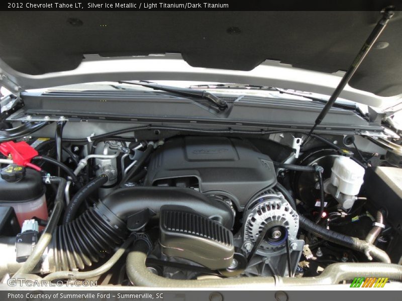 Silver Ice Metallic / Light Titanium/Dark Titanium 2012 Chevrolet Tahoe LT