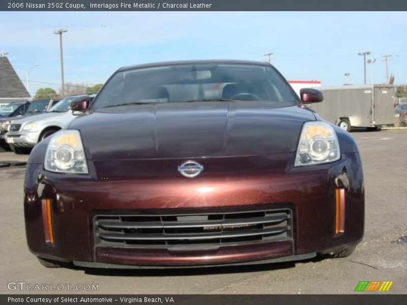 Interlagos Fire Metallic / Charcoal Leather 2006 Nissan 350Z Coupe