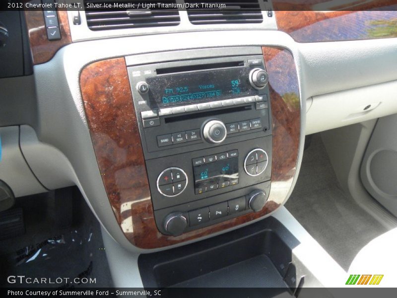 Silver Ice Metallic / Light Titanium/Dark Titanium 2012 Chevrolet Tahoe LT