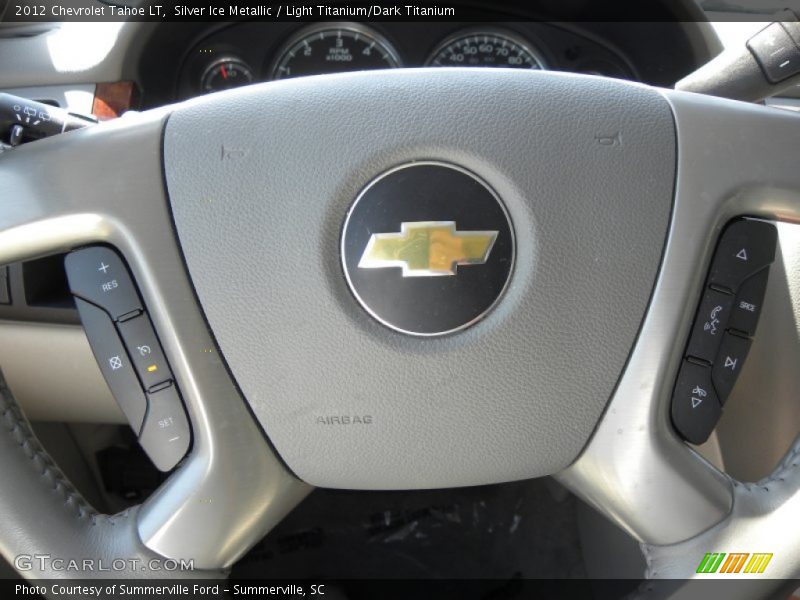 Silver Ice Metallic / Light Titanium/Dark Titanium 2012 Chevrolet Tahoe LT