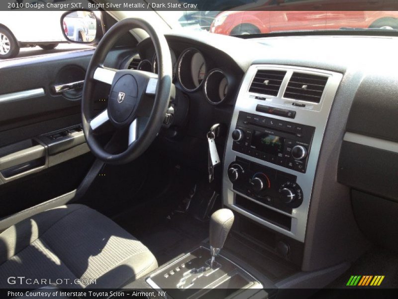 Bright Silver Metallic / Dark Slate Gray 2010 Dodge Charger SXT